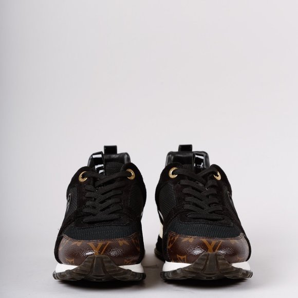 Louis Vuitton Black and Gold Women's Sneakers - Picture 2 of 10